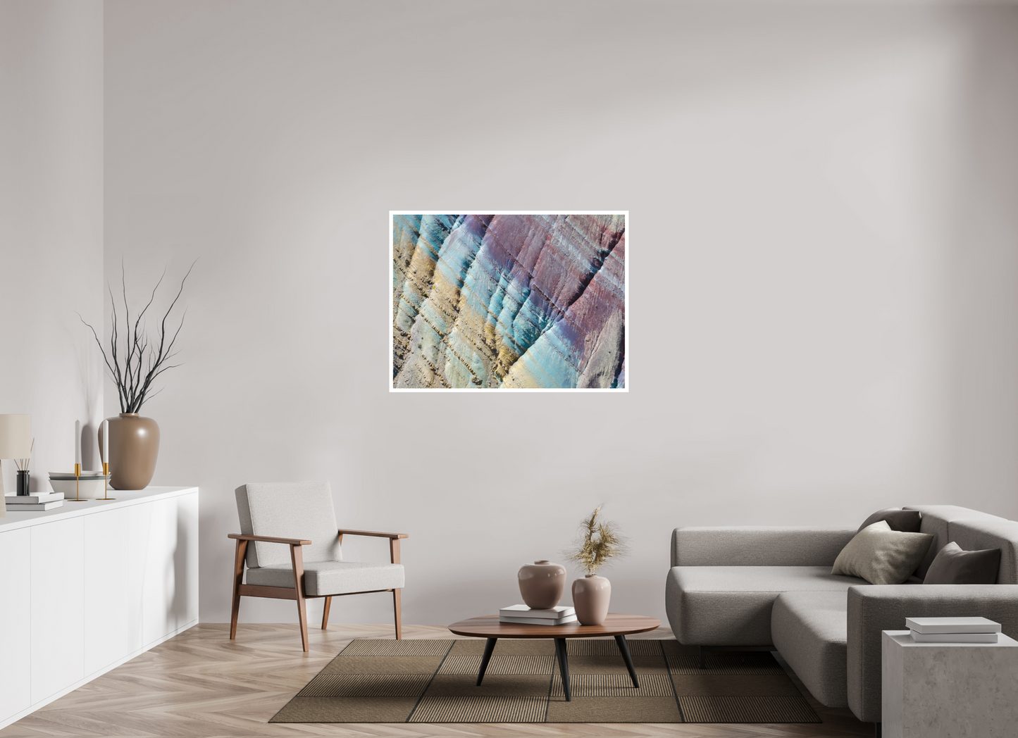 120 x 90 cm, Hahnemuhle German Etching Pastel Mountains