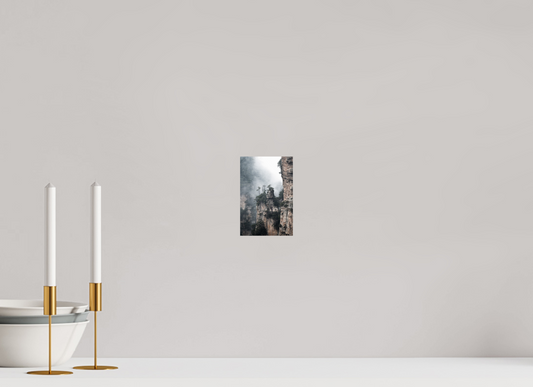 10 x 15 cm, Alu Dibond brillant Ancient Pillars