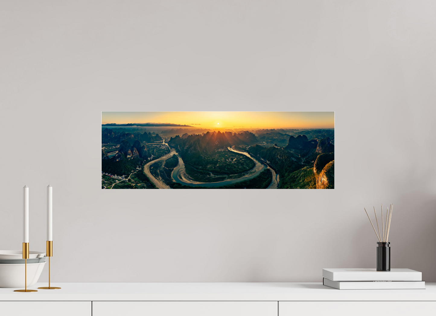 60 x 20 cm, Plexi River of Light