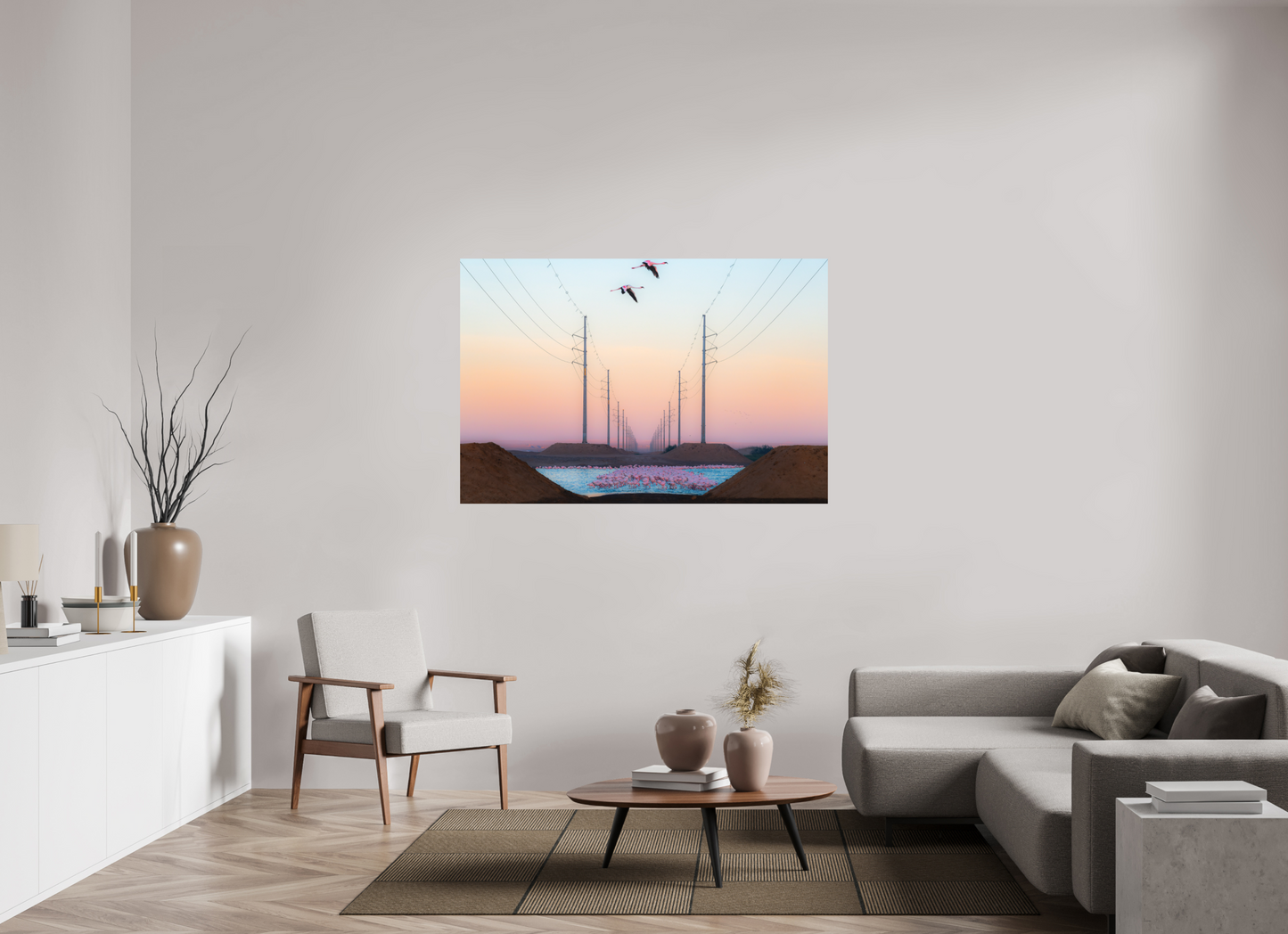150 x 100 cm, Impression directe alu dibond Beauty Against the Beast