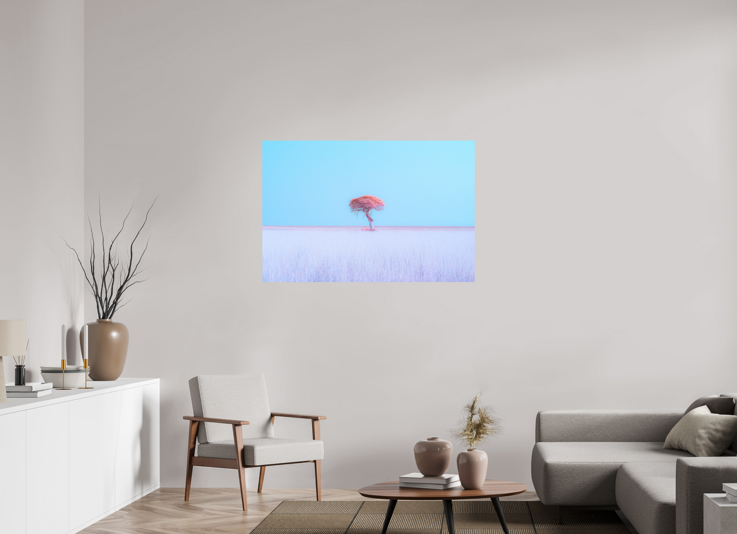 120 x 80 cm, Alu Dibond brillant Dreamscape of Etosha