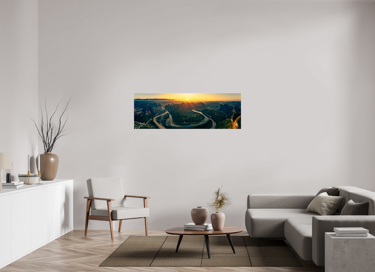150 x 50 cm, Plexi River of Light