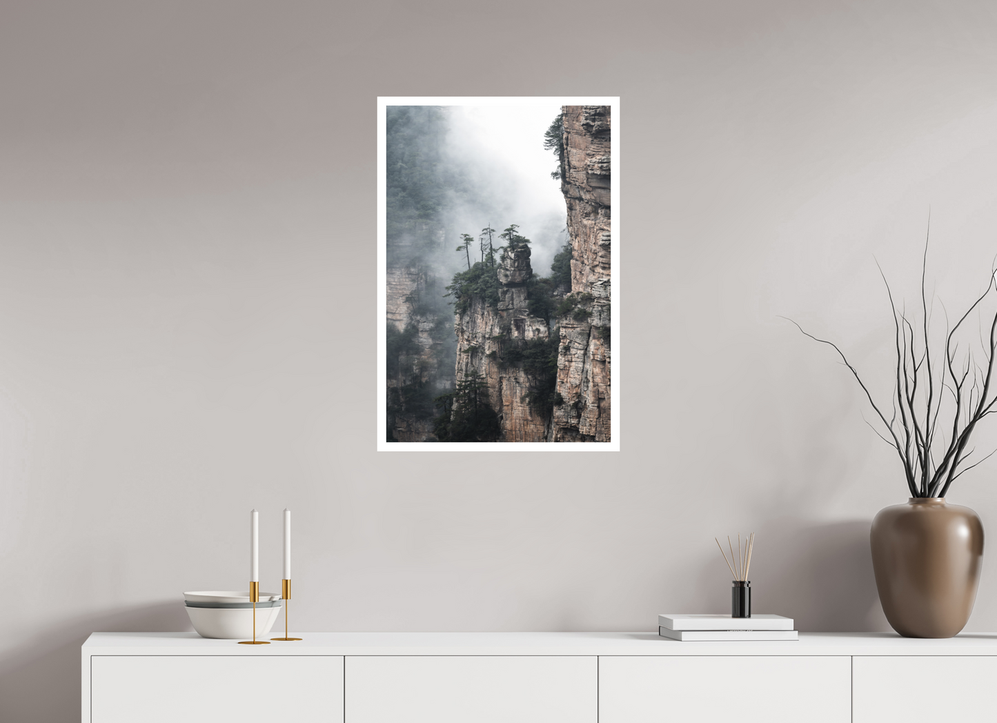 50 x 75 cm, Hahnemuhle German Etching Ancient Pillars