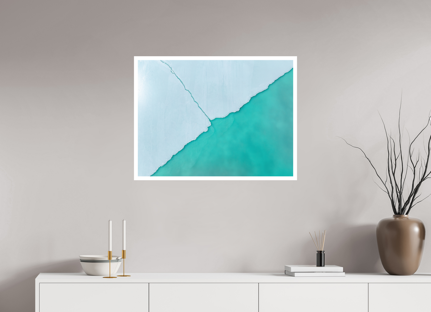 80 x 60 cm, Hahnemuhle German Etching Divide Line