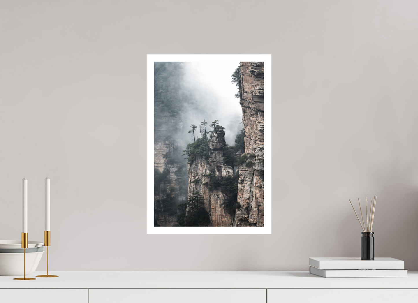 30 x 45 cm, Hahnemuhle German Etching Ancient Pillars