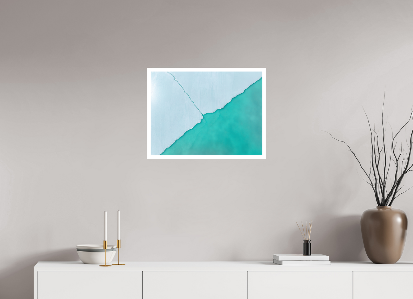 60 x 45 cm, Hahnemuhle German Etching Divide Line