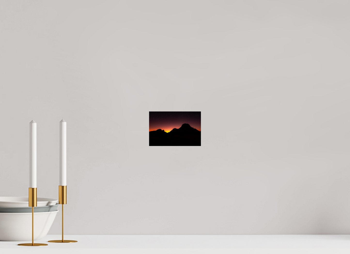 15 x 10 cm, Plexi Farewell Light Over Spitzkoppe