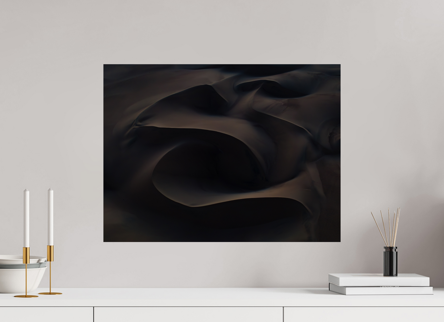 60 x 45 cm, Alu Dibond brillant Sculpted Shadows