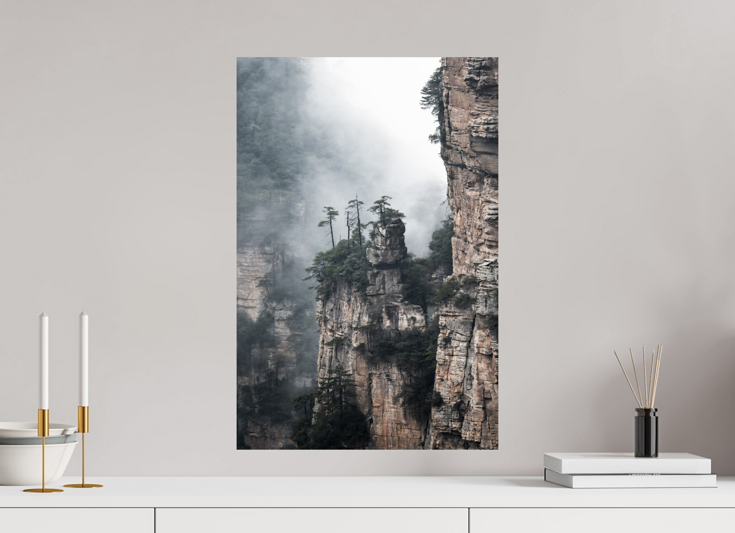 40 x 60 cm, Alu Dibond brillant Ancient Pillars