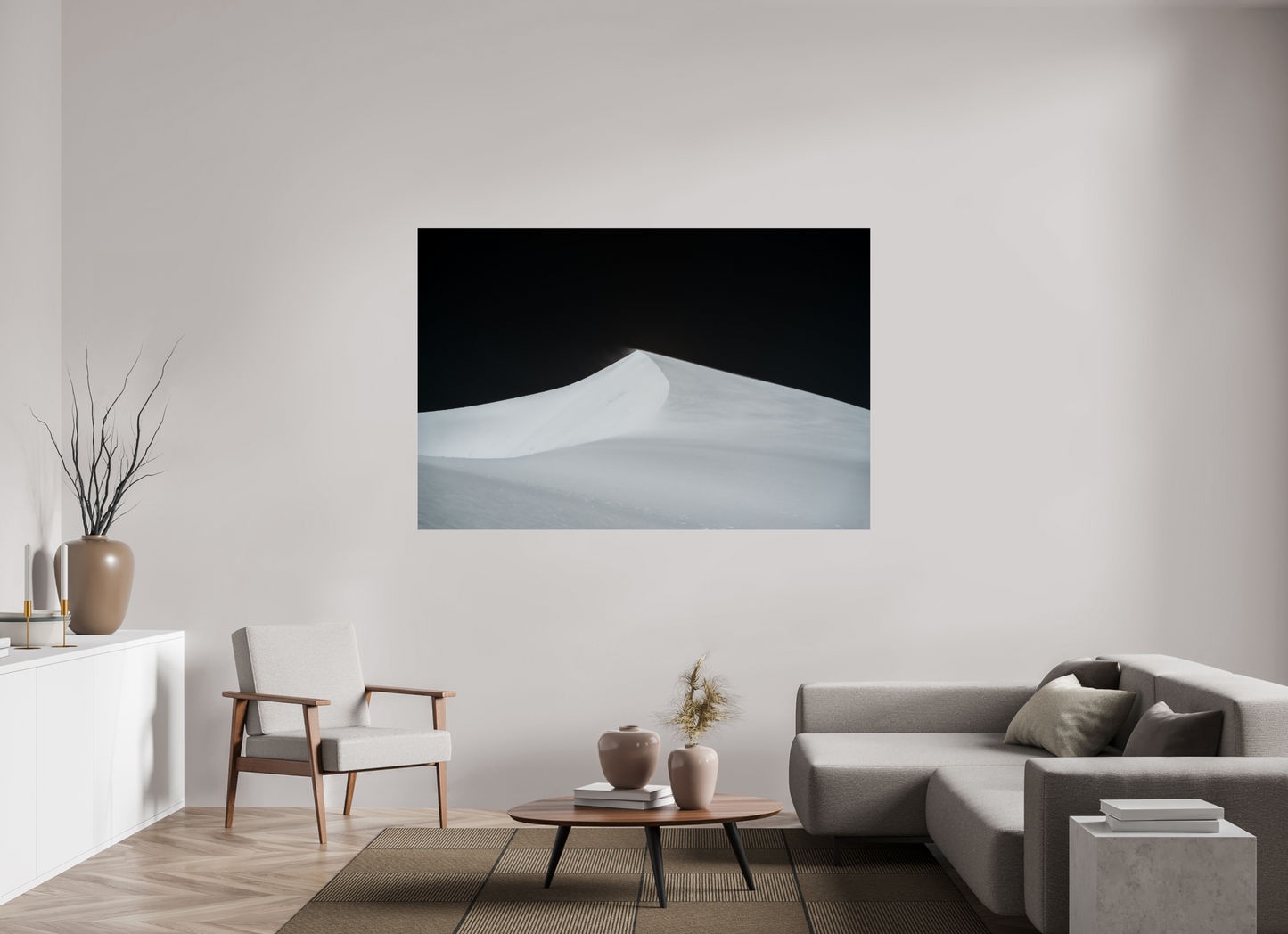 180 x 120 cm, Alu Dibond brillant The Sculpted Desert