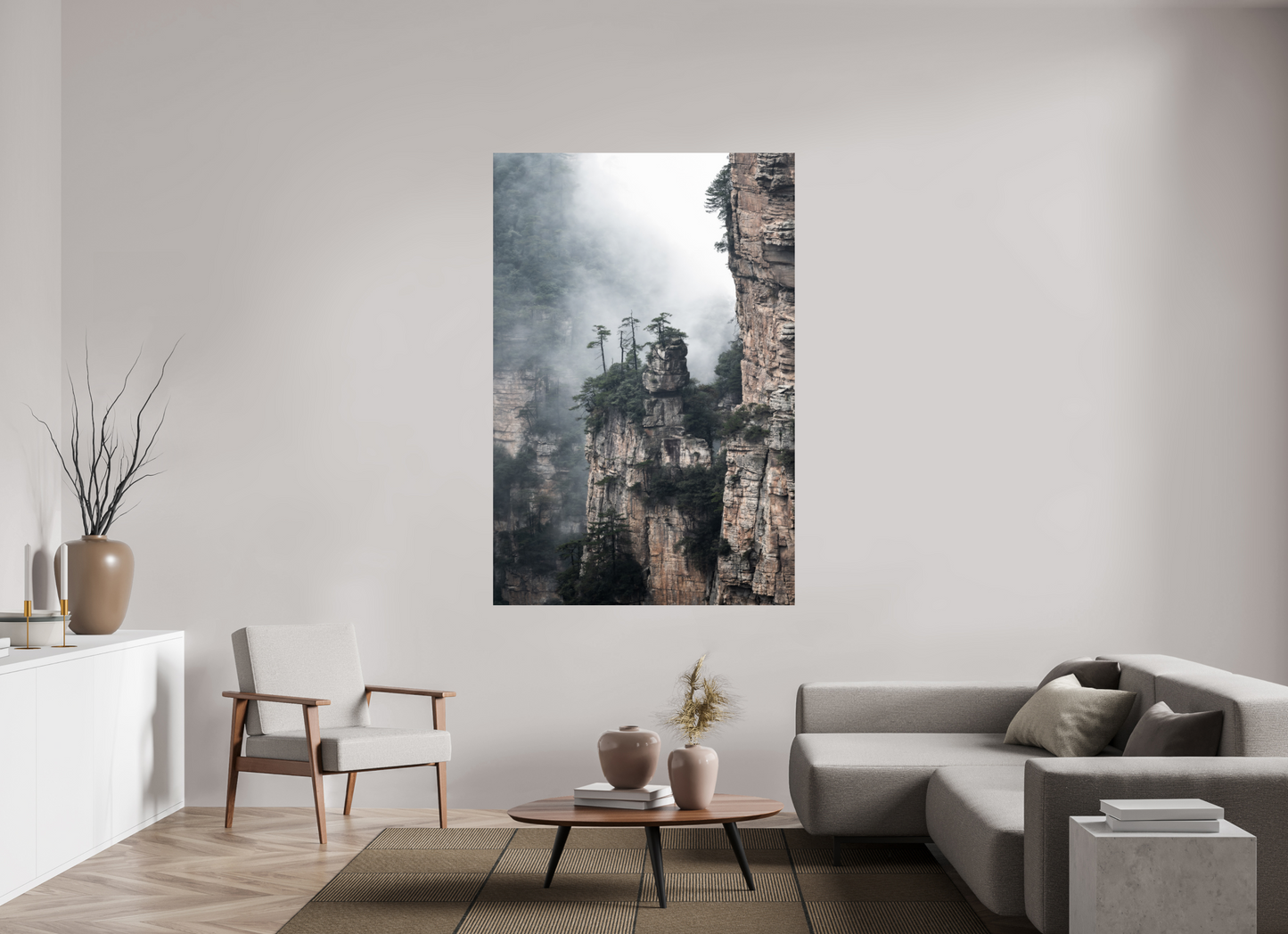 120 x 180 cm, Alu Dibond brillant Ancient Pillars