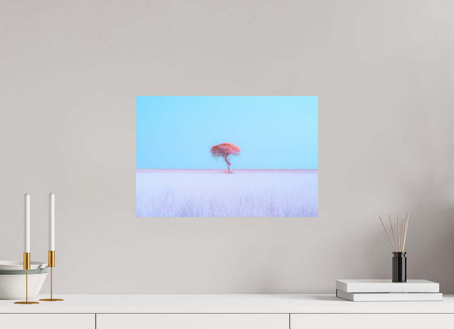 45 x 30 cm, Alu Dibond brillant Dreamscape of Etosha