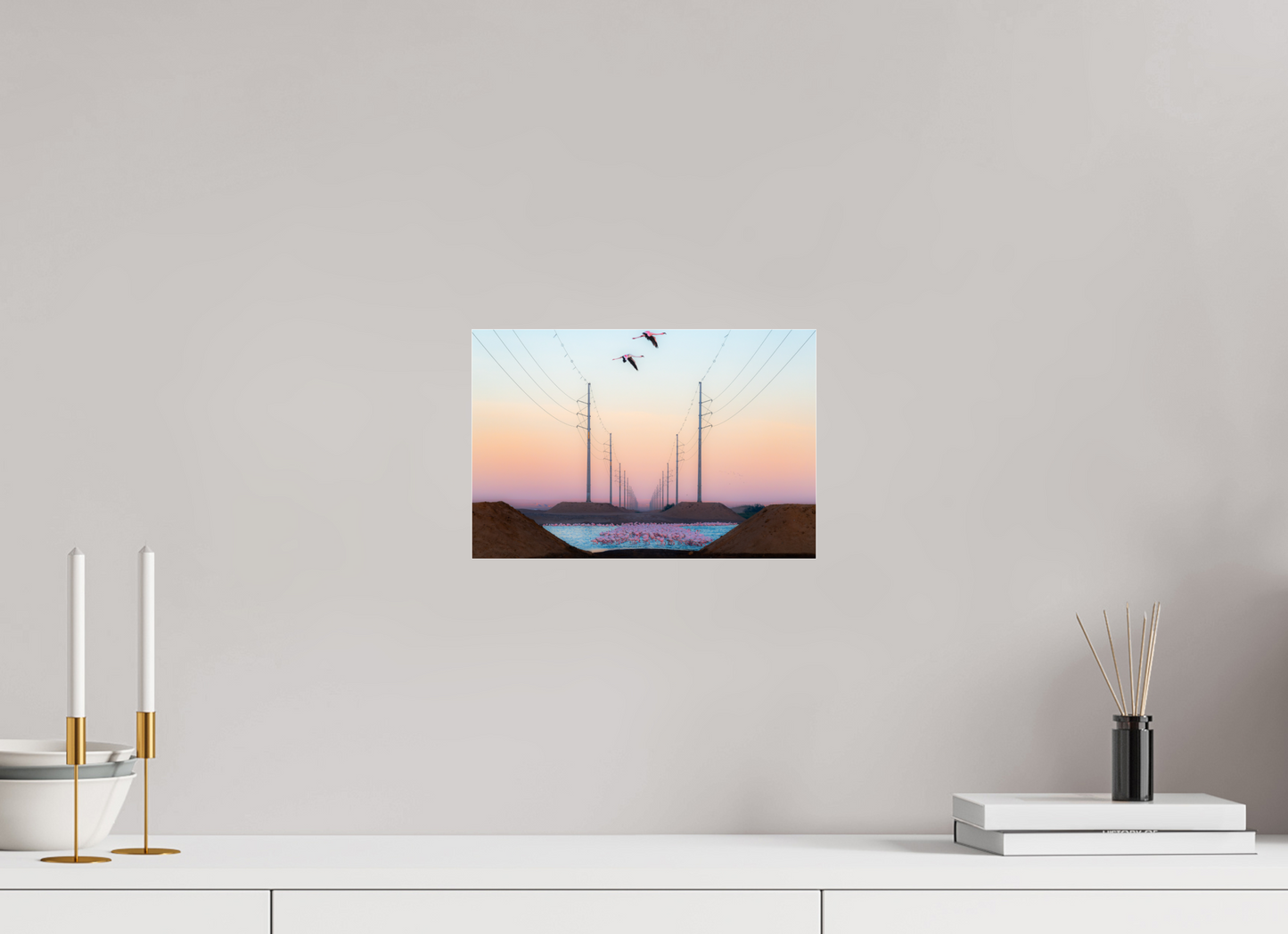 30 x 20 cm, Photo Print Under Acrylic Glass Beauty Against the Beast