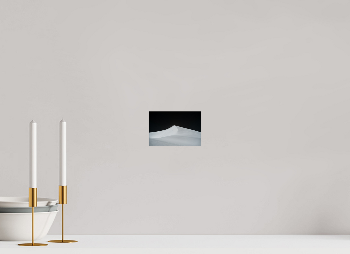 15 x 10 cm, Alu Dibond brillant The Sculpted Desert