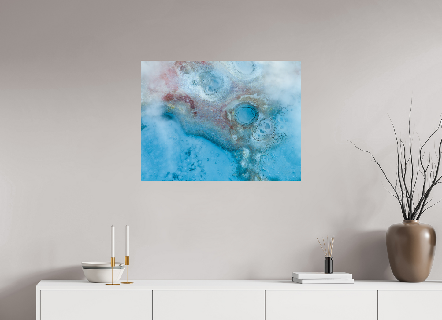 80 x 60 cm, Alu Dibond brillant Chromatic Vents