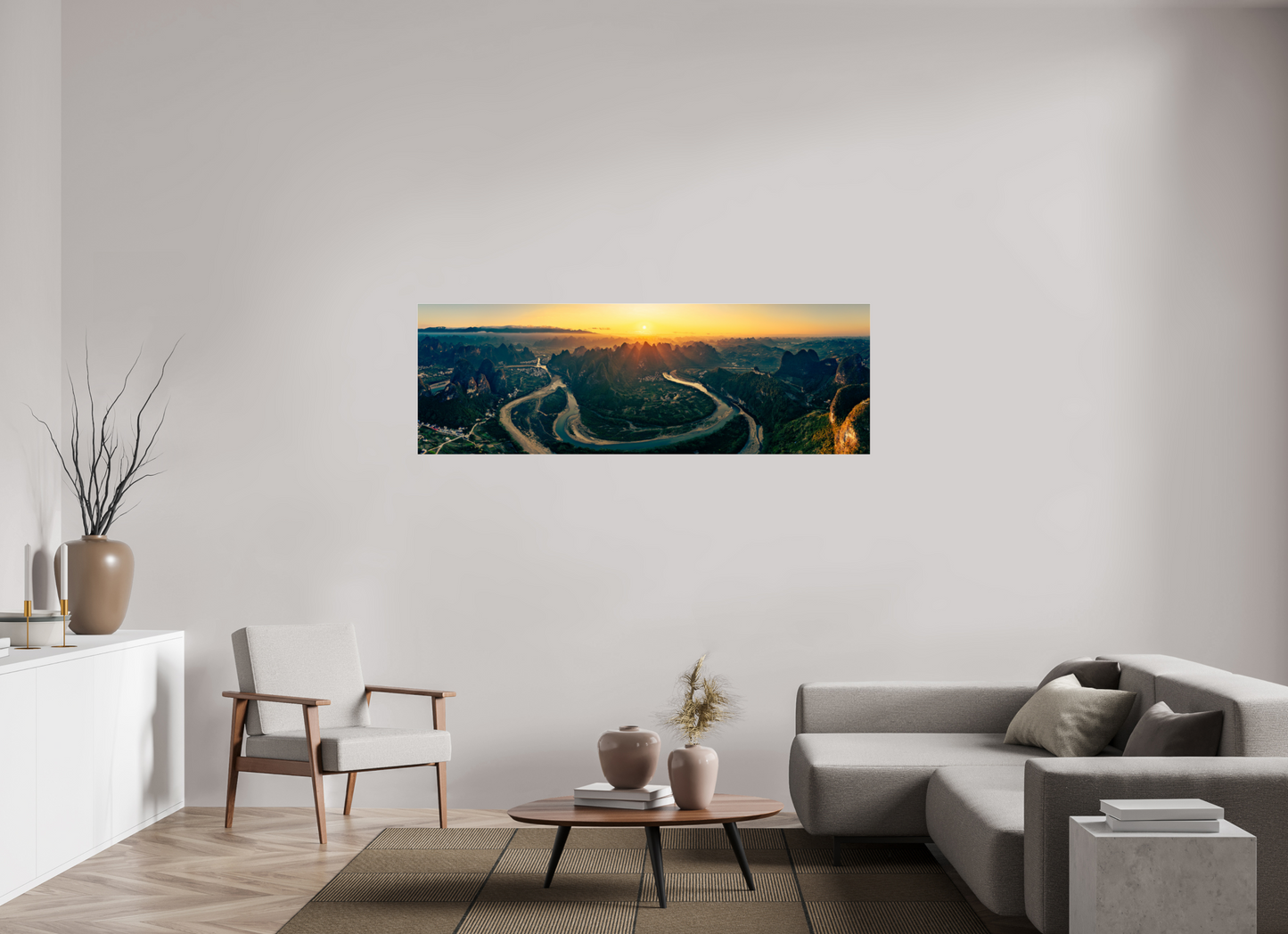 180 x 60 cm, Plexi River of Light